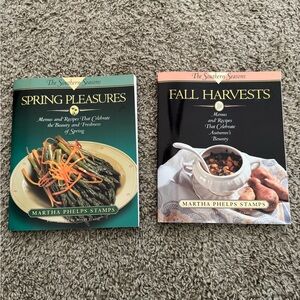 The Southern Seasons Spring Pleasures Fall Harvests Recipe Books Martha Stamps